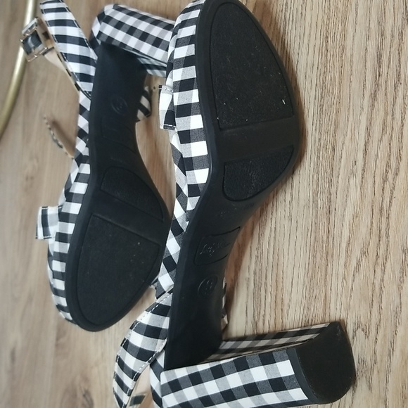 Libby Edelman Le Amanda Womens Strappy Gingham Block Heel Platform Sanda… - Picture 11 of 15